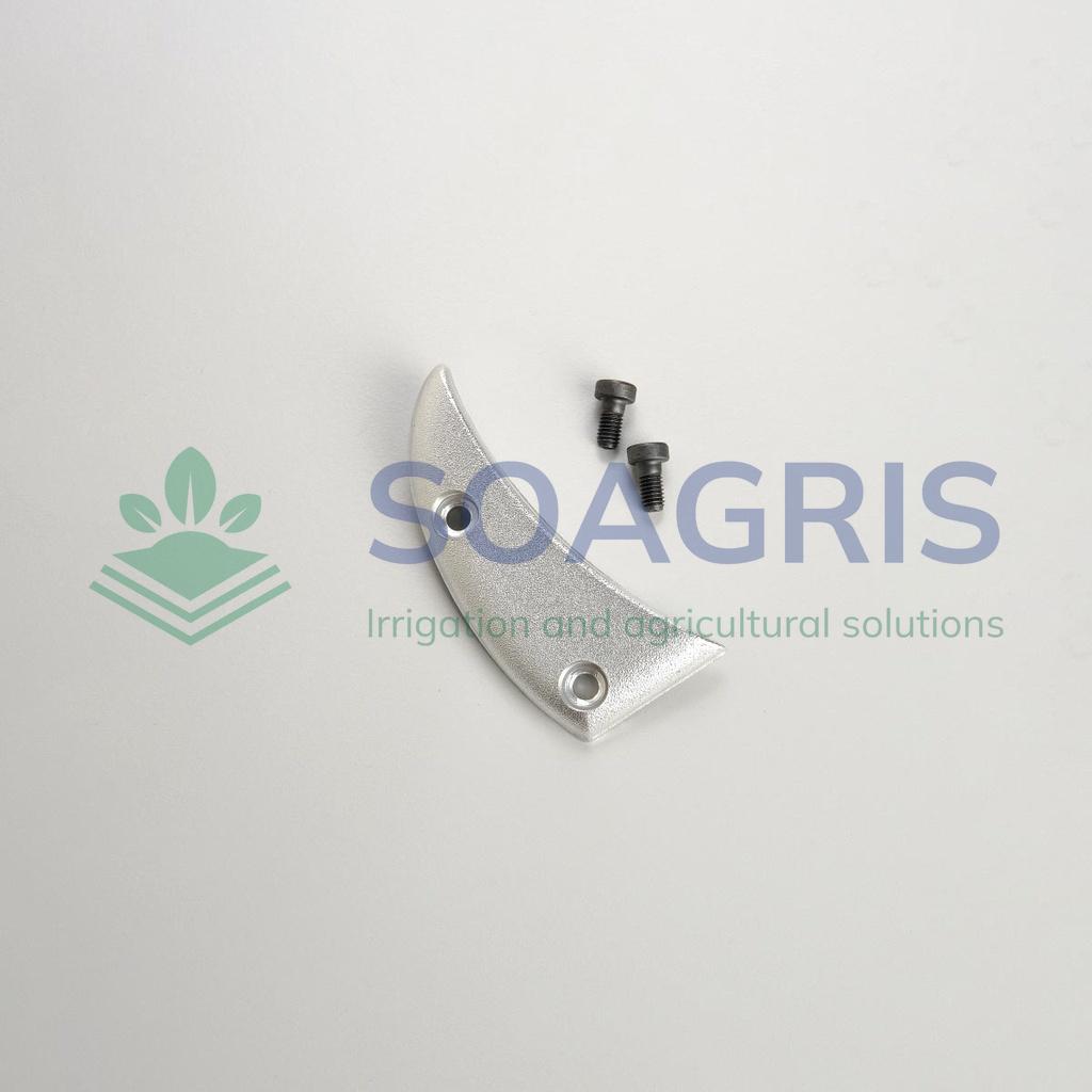 Curved Aluminium Wedge 0166