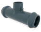 Rubber ring tee-solvent socket  