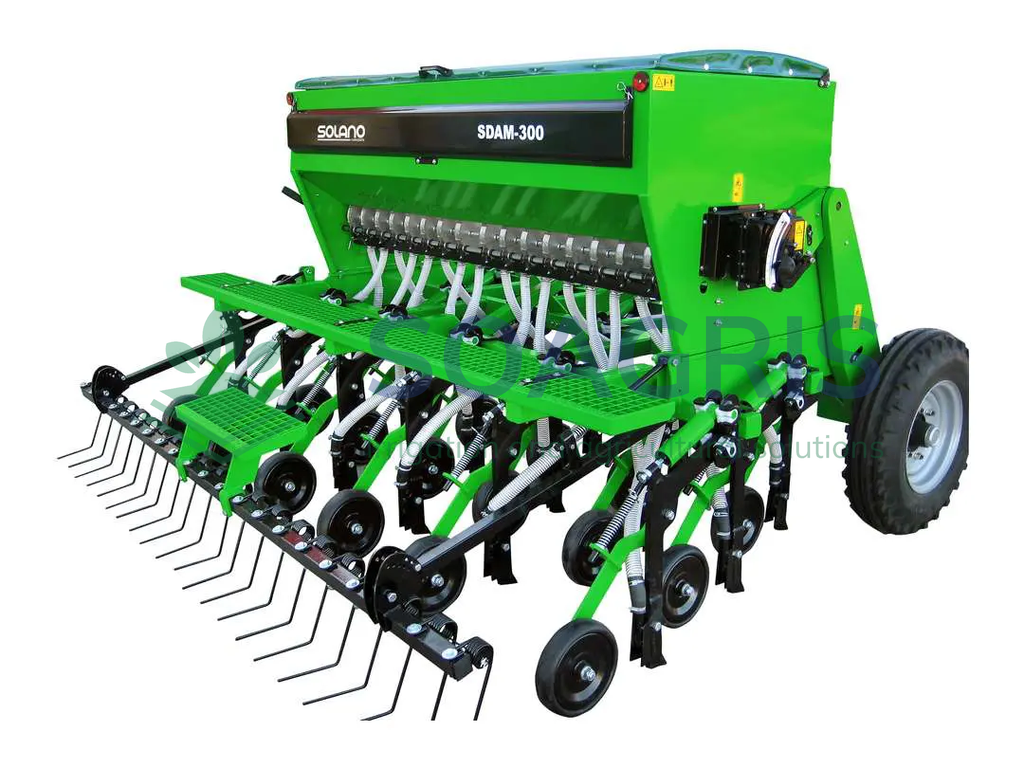 SDM (seeds) and SDAM (seeds and fertilizer) mechanical direct seeders with tines