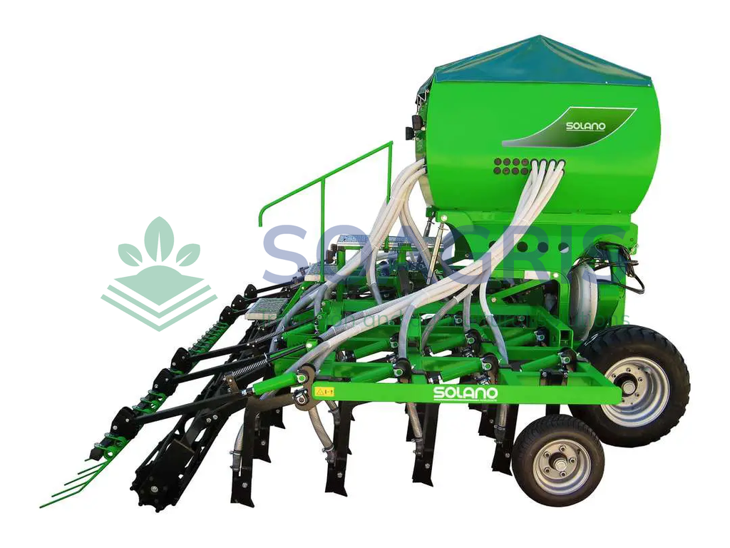 SDR pneumatic and direct seeder with tines