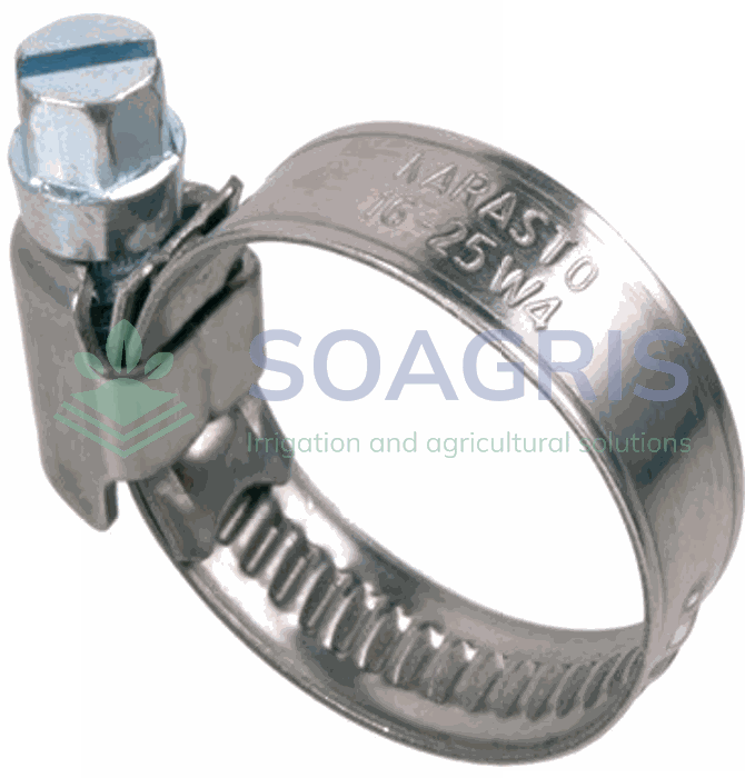 Abraçadeiras para mangueira W4, 9 mm