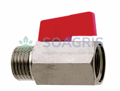 GEKA® mini ball valves with female and male thread