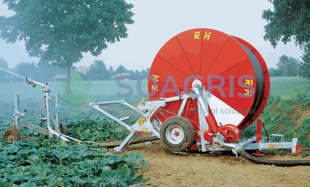 Hose-reel irrigation machine Xj - 600 - RM