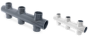 6-way manifold solvent socket outlet  